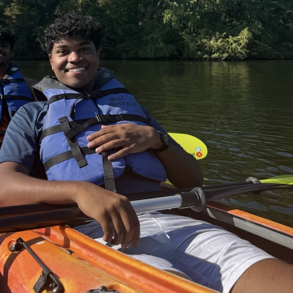 Sanjay playing sports